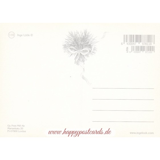 110 - Bei der Gartenarbeit - Löök Postkarte