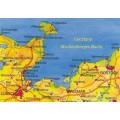 Mecklenburger Bucht - Map - Postkarte