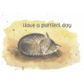 Have a purrfect day - Postcard