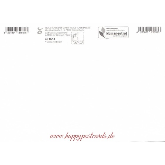 Have a purrfect day - Postkarte