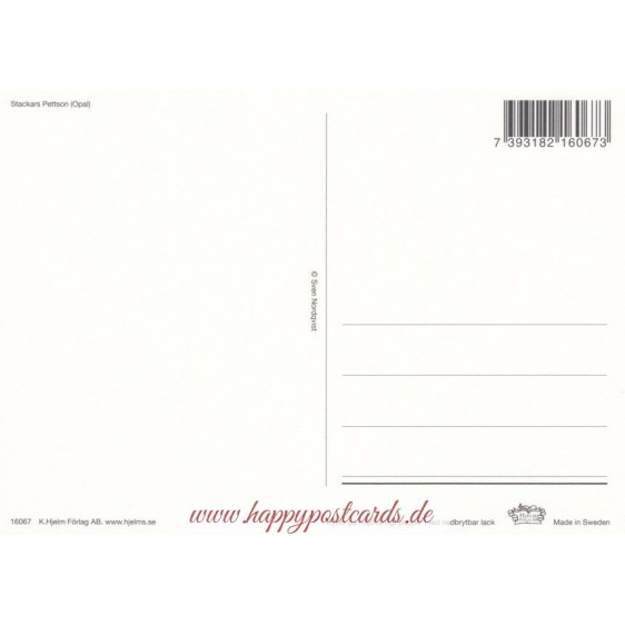 Armer Pettersson - Postkarte