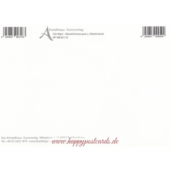 Westerheversand - Ole West - Postkarte