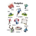 Sprachen der Welt - Esperanto - Fußball - Postkarte
