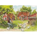 Pettersson in the Yard - Postcard