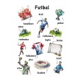 Sprachen der Welt - Slowakisch - Fußball - Postkarte