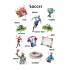 Languages of the world - English - Soccer - Postcard