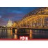 Köln bei Nacht Dom - Hohenzollernbrücke - Ansichtskarte