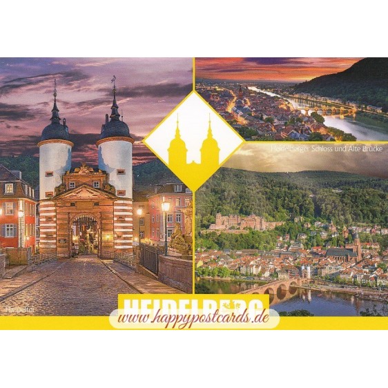 Heidelberg Multi - Viewcard