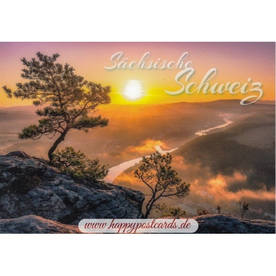 Sächsische Schweiz - Ansichtskarte