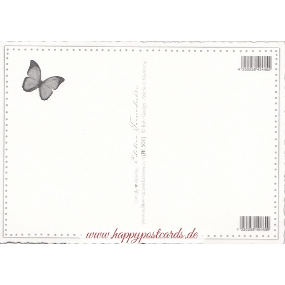 Hoch! Paradies! Glück! - Vogel - Tausendschön - Postkarte