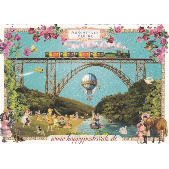 Müngstener Brücke - Tausendschön - Postkarte