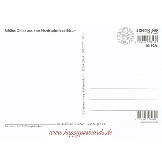 Büsum - Harbour 2 - Viewcard