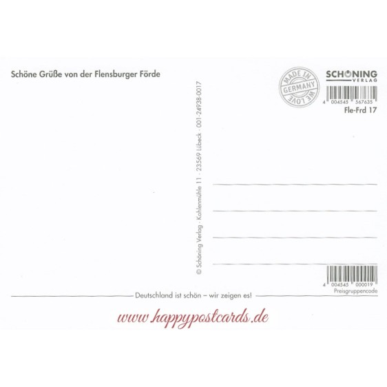 Message in a Bottle from Flensburger Förde - Viewcard