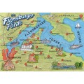 Flensburger Förde - Map - Postkarte