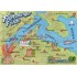 Flensburger Förde - Map - Postcard