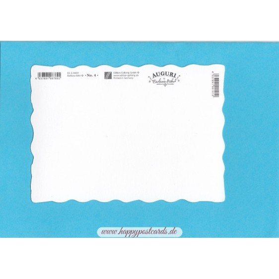 Eule No. 4 - Auguri - Barbara Behr - Postkarte