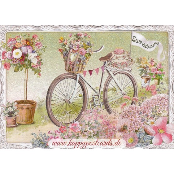 Bike - Zum Geburtstag - Auguri - Barbara Behr - Postcard