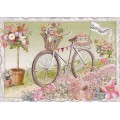 Fahrrad - Zum Geburtstag - Auguri - Barbara Behr - Postkarte