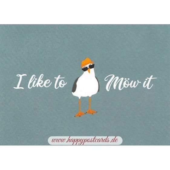 I like to Möw it - Postcard