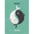 Moin Moin - Yin und Yang - Postkarte