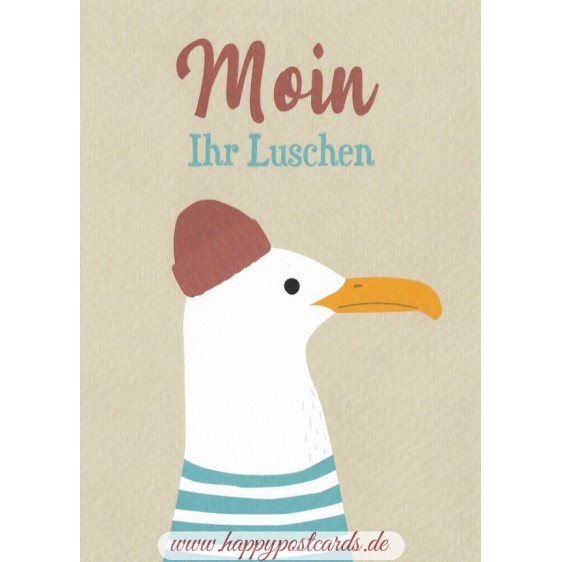 Moin, Ihr Luschen - Postcard