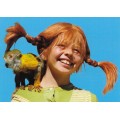 Pippi Langstrumpf und Herr Nilsson - Pippi Langstrumpf - Postkarte