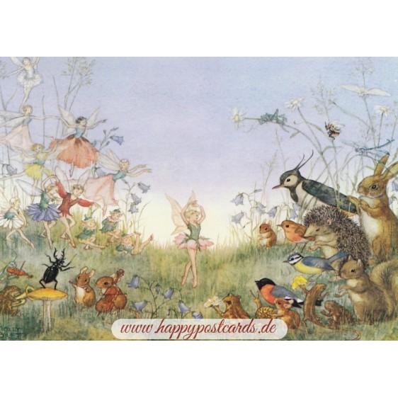 The Flower Ballet - Molly Brett Postcard