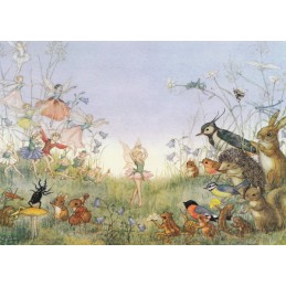 The Flower Ballet - Molly Brett Postcard