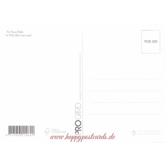 Das Blumenballett - Molly Brett Postkarte