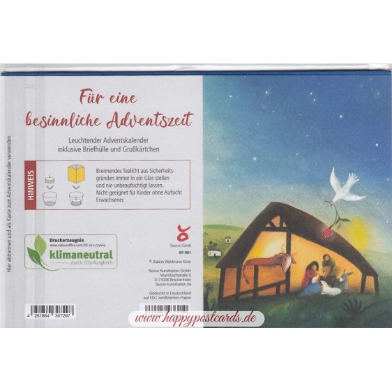 Heilige drei Könige - Leuchtender Adventskalender