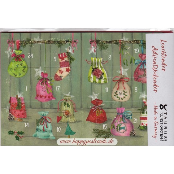 Säckchen - Leuchtender Adventskalender