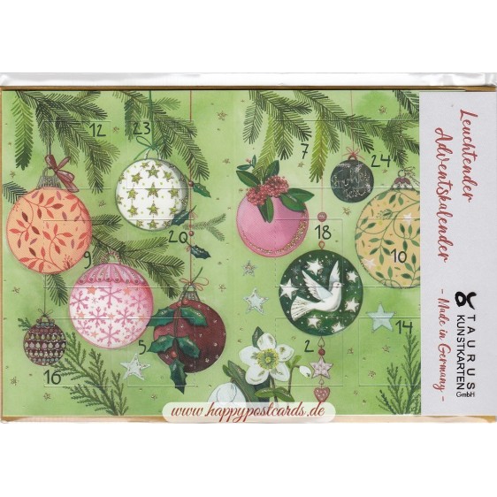 Christmas Balls - Luminous Advent calendar