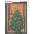 Weihnachtsbaum hinterm Fenster - Adventskalender