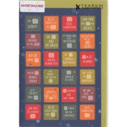 Der bunte Rätsel - Adventskalender