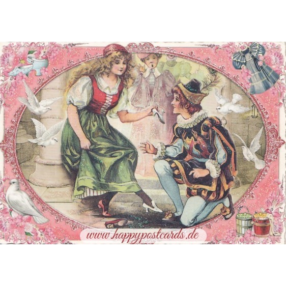 Aschenputtel - Tausendschön - Postkarte