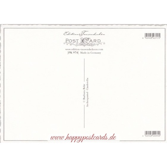 Aschenputtel - Tausendschön - Postkarte