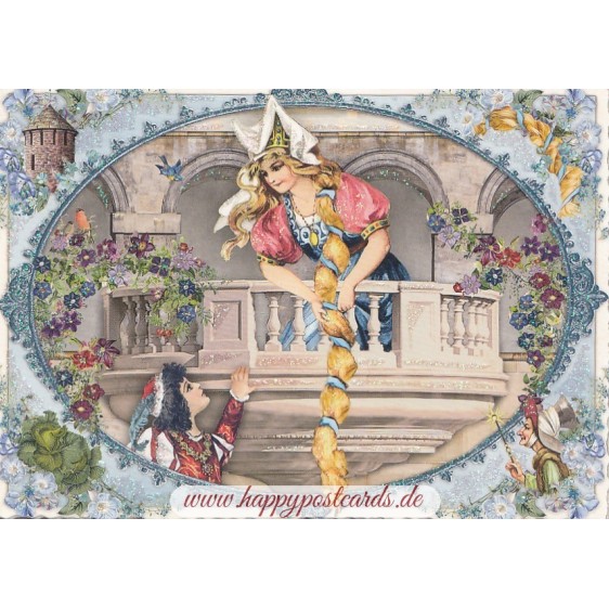 Rapunzel - Tausendschön - Postcard