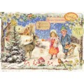 Merry Christmas - children - Tausendschön - Postcard