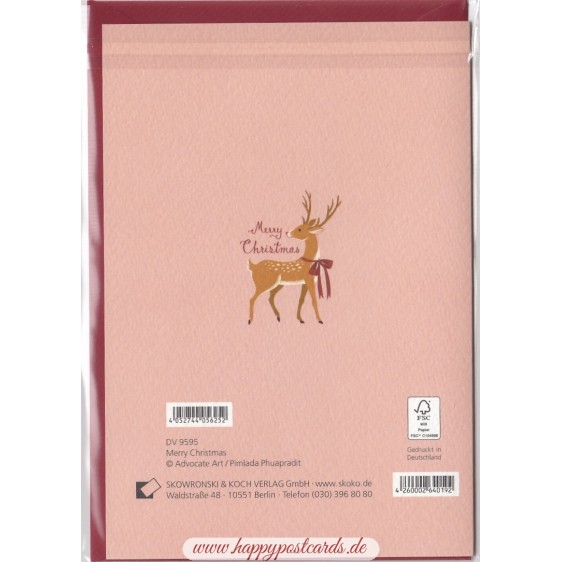 Merry Christmas - Deer - Christmas card