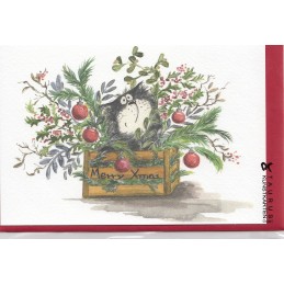More about Merry Xmas - Cat in box - Christmas card