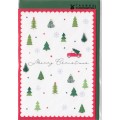 Merry Christmas - Fir trees - Christmas card