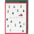 Merry Christmas - Tannenbäume - Weihnachtsgrußkarte