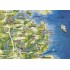 Ostsee - Ferienlandschaft - Map - Postkarte