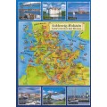 Schleswig-Holstein 2 - Map - Postcard