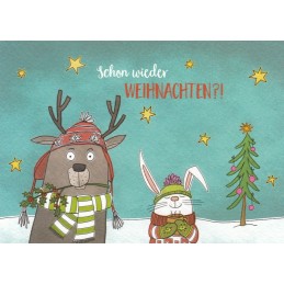 Schon wieder Weihnachten?! - Christmas Postcard