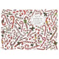 Welche drei Zuckerstangen haben ein Herz? - Christmas Postcard
