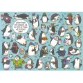 Welcher Pinguin geht schwimmen? - Christmas Postcard