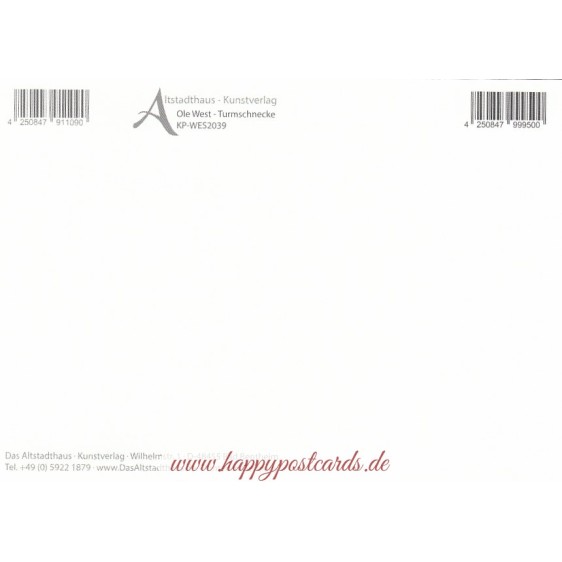 Turmschnecke - Ole West - Postkarte