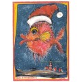 Guck, die Weihnachtsflosse - Ole West - Postcard