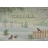 Friedliche Weihnachten - Winterlandscape - Grass Postcard